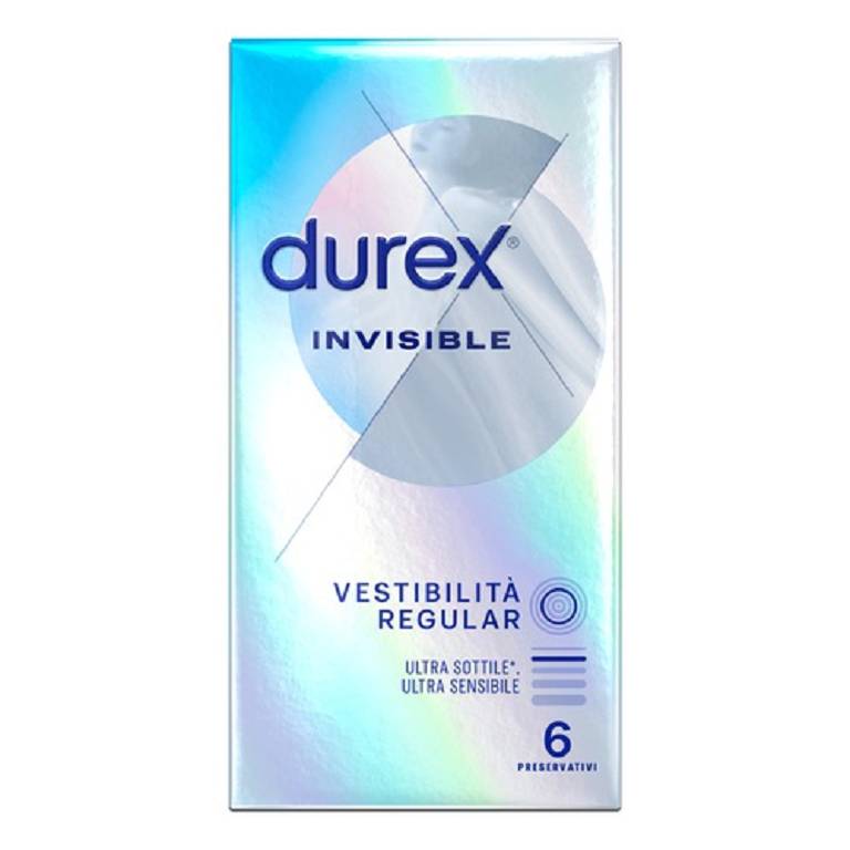 DUREX INVISIBLE 6 PEZZI